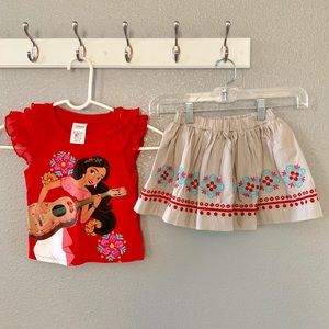 Princess Elena Top and Skirt Set